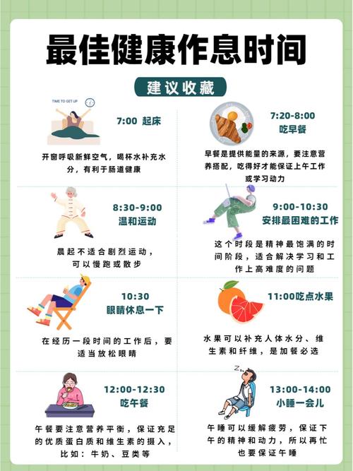 1.规律作息